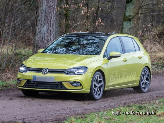 VW Golf 8 - bei Testfahrten erwischt