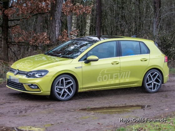 VW Golf 8 - bei Testfahrten erwischt