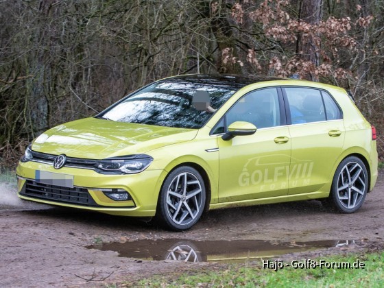 VW Golf 8 - bei Testfahrten erwischt