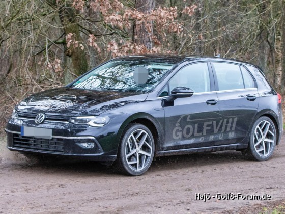 VW Golf 8 - bei Testfahrten erwischt