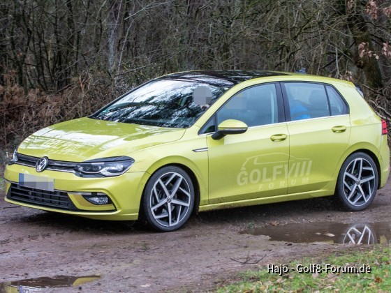 VW Golf 8 - bei Testfahrten erwischt