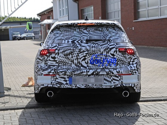 VW Golf 8 GTI - Erlkönig auf Nordschleife erwischt
