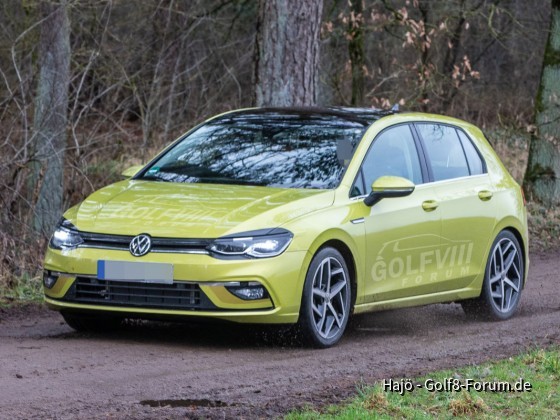 VW Golf 8 - bei Testfahrten erwischt