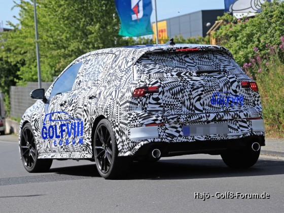 VW Golf 8 GTI - Erlkönig auf Nordschleife erwischt